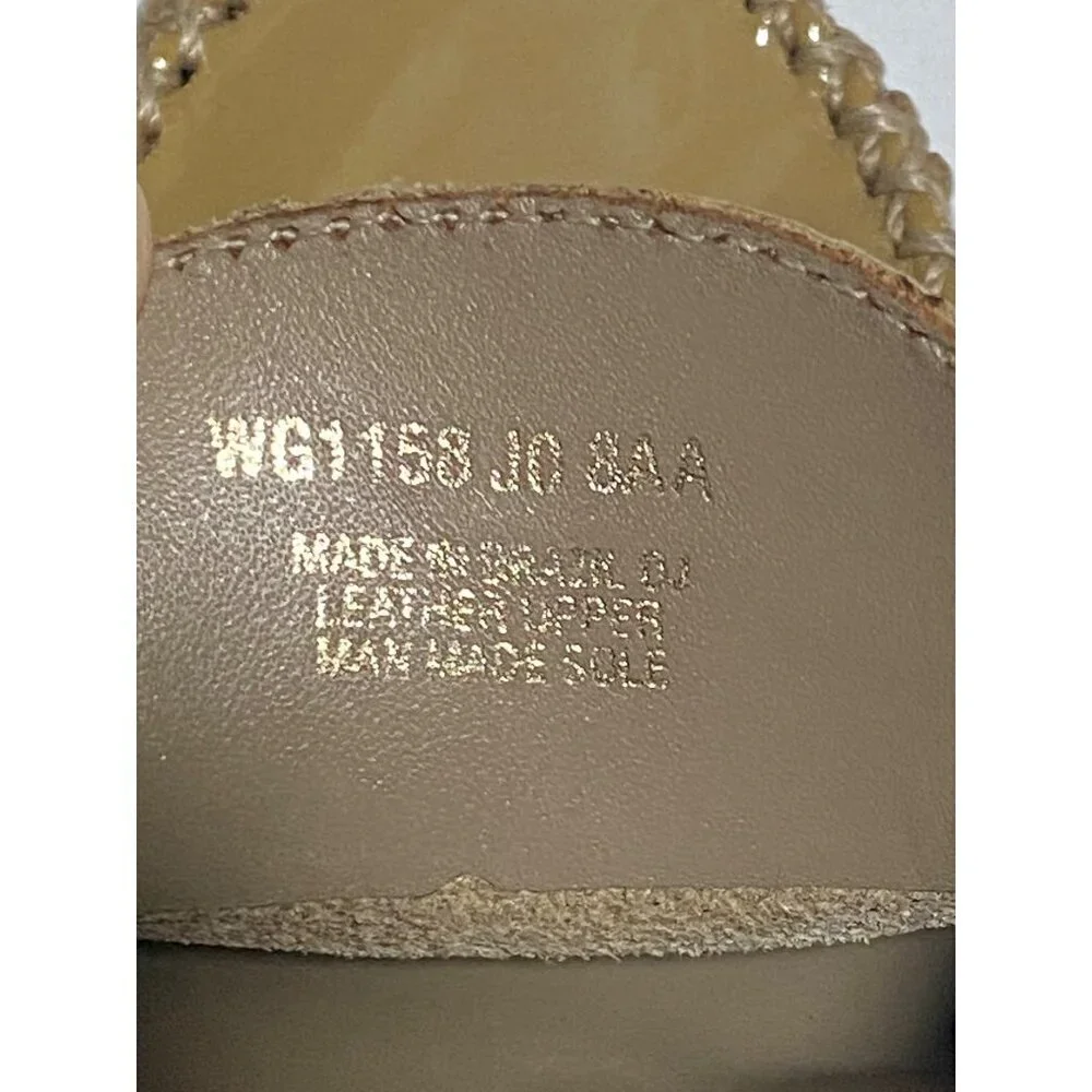 Lauren Ralph Lauren Patent Leather Loafer in Tan Size 8AA